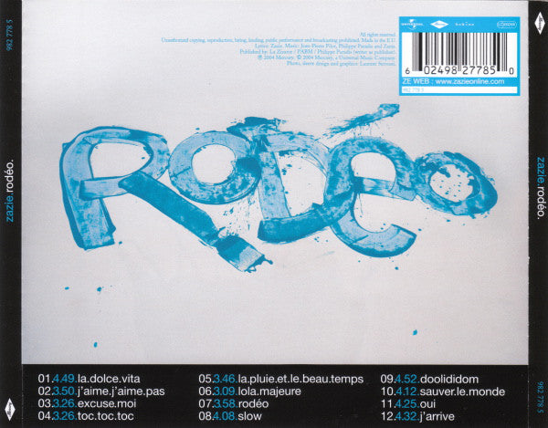 Zazie : Rodéo (CD, Album)