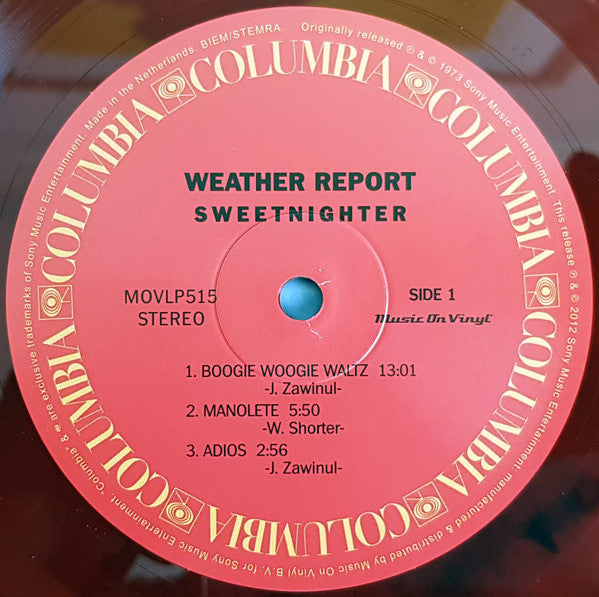 Weather Report : Sweetnighter (LP, Album, Ltd, Num, RE, Red)