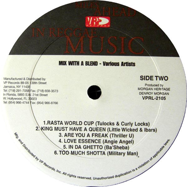 Various : Mix With A Blend (LP, Comp)
