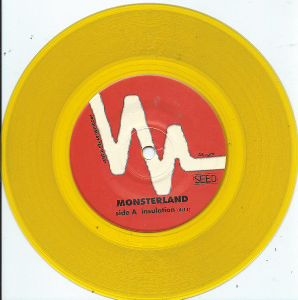 Monsterland : Insulation / Totally Wired (7", Single, Ltd, Num, Gol)