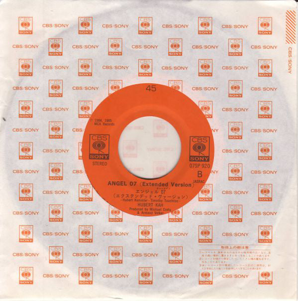 Hubert Kah : Angel 07 (7", Single)