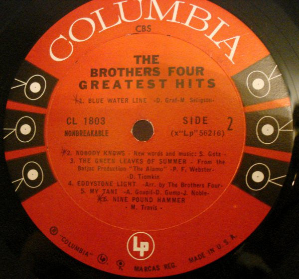 The Brothers Four : Greatest Hits (LP, Comp, Mono)