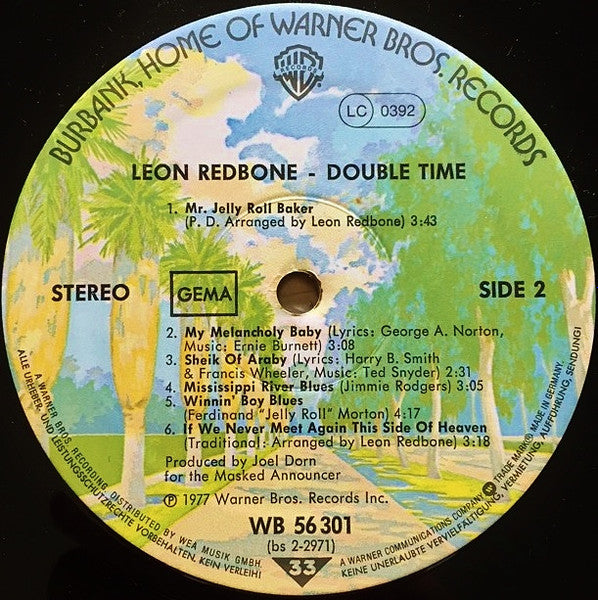 Leon Redbone : Double Time (LP, Album)