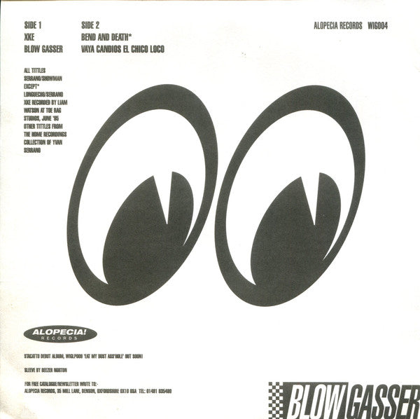 Showman & The Thunderous Staccatos : Blowgasser (7")