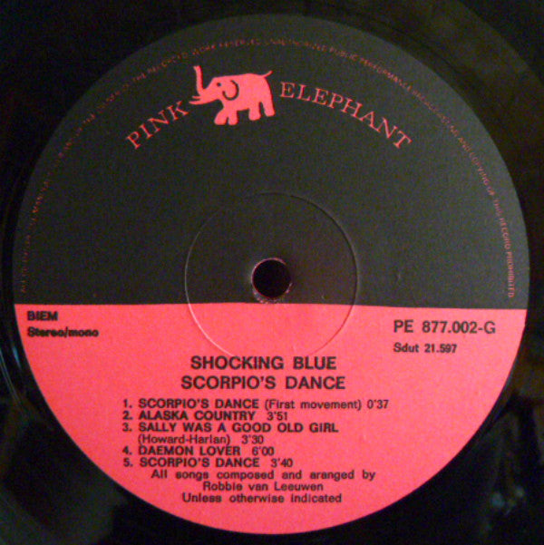 Shocking Blue : Scorpio's Dance (LP, Album, Pin)