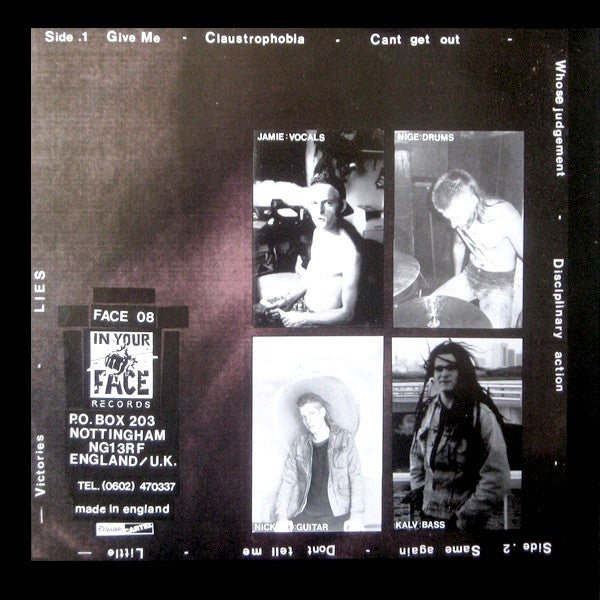 Force Fed : Claustrophobia (LP, Album)