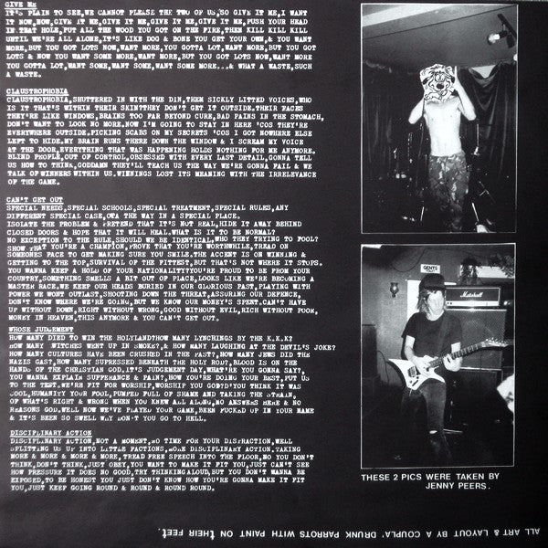 Force Fed : Claustrophobia (LP, Album)