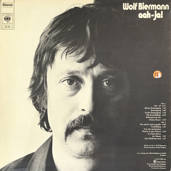Wolf Biermann : Aah-Ja! (LP, Album)