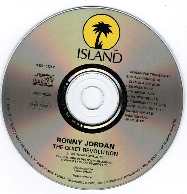 Ronny Jordan : The Quiet Revolution (CD, Album)