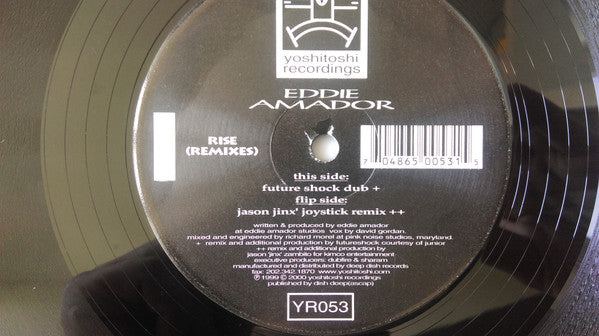 Eddie Amador : Rise (Remixes) (2x12")