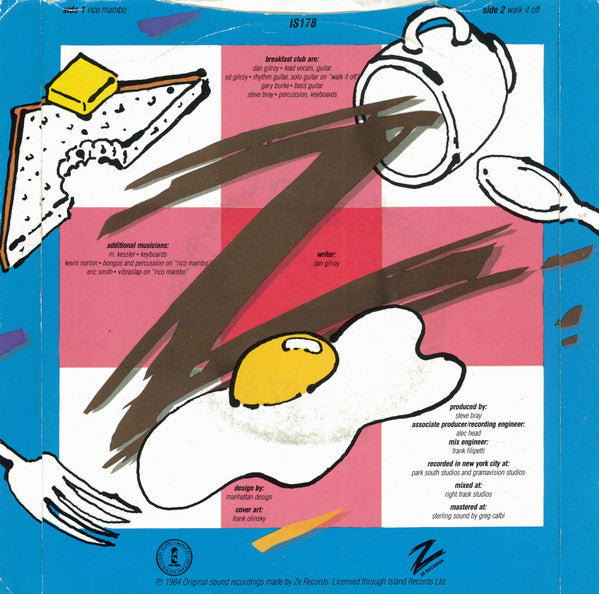 Breakfast Club : Rico Mambo / Walk It Off (7", Single)