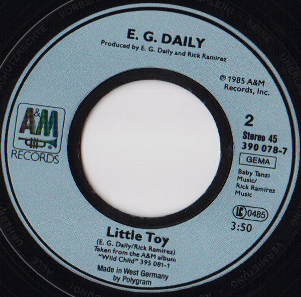 E.G. Daily : Love In The Shadows (7", Single)