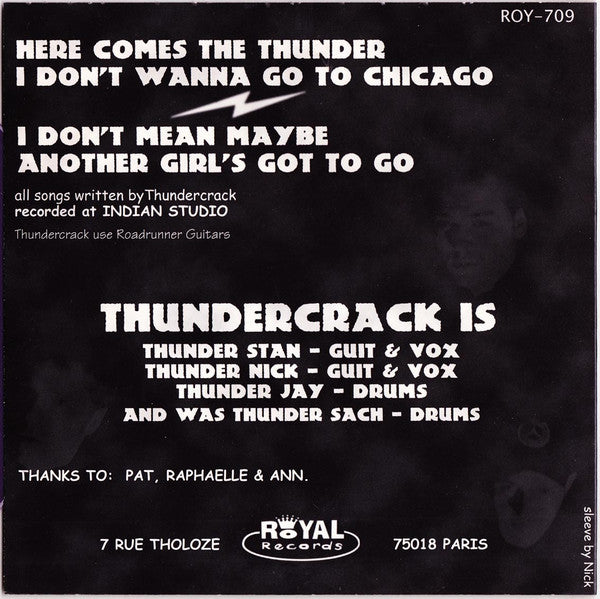 Thundercrack : Here Comes... (7")