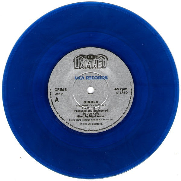 The Damned : Gigolo (7", Single, Ltd, Blu)