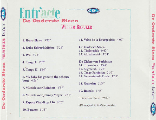 Willem Breuker : De Onderste Steen (CD)