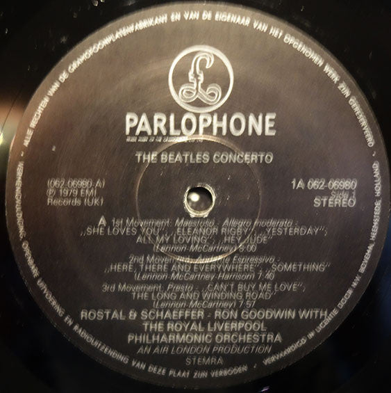 The Royal Liverpool Philharmonic Orchestra* And Rostal & Schaefer And Ron Goodwin : The Beatles Concerto (LP, Album)