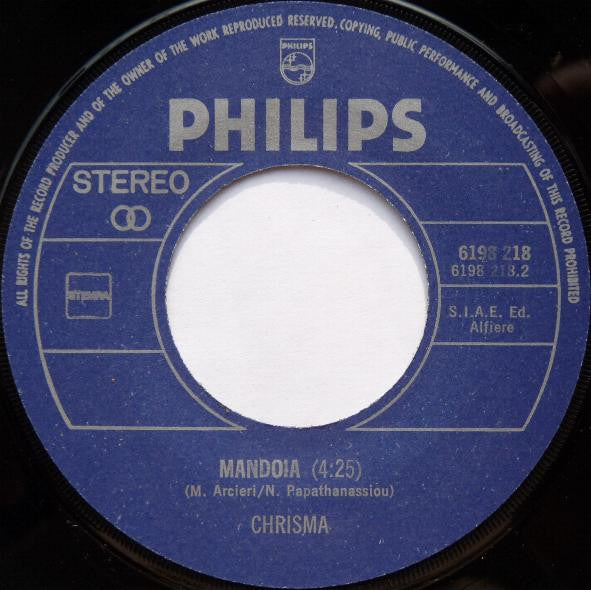 Chrisma (2) : Lola / Mandoia (7", Single)