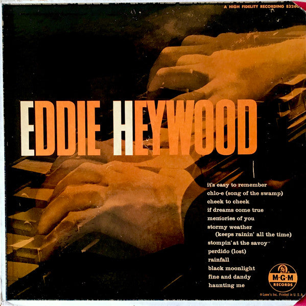 Eddie Heywood : Eddie Heywood (LP, RE)