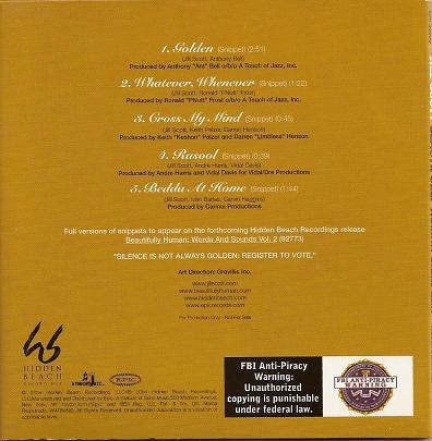 Jill Scott : Beautifully Human Sampler (CD, Promo, Smplr)