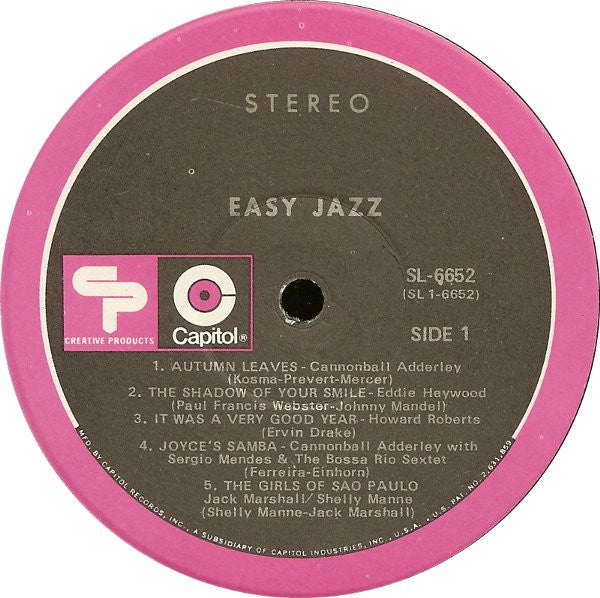 Various : Easy Jazz (LP, Comp)