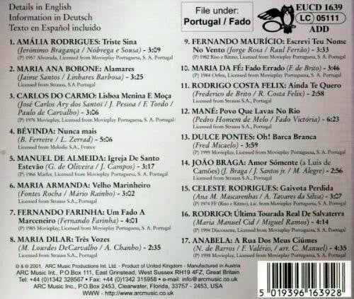 Various : Great Voices Of Fado (CD, Comp)