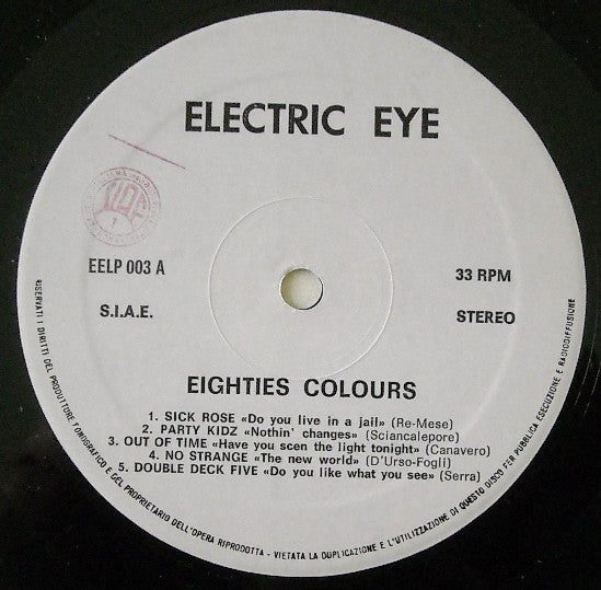 Various : Eighties Colours (LP, Comp)