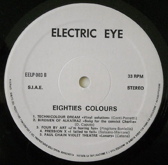 Various : Eighties Colours (LP, Comp)