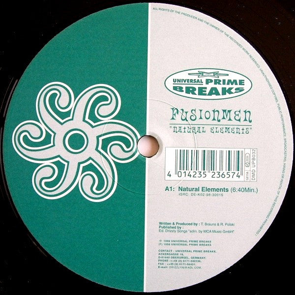 The Fusionmen : Natural Elements (12")