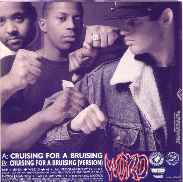 Three Wize Men : Cruising For A Bruising (7", Single)