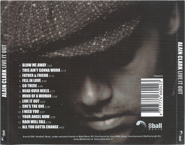 Alain Clark : Live It Out (CD, Album)