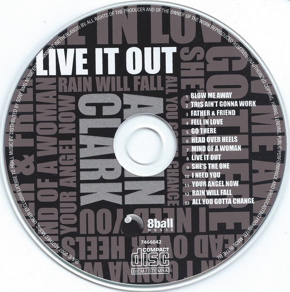 Alain Clark : Live It Out (CD, Album)
