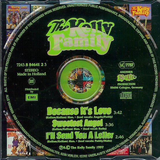 The Kelly Family : Because It's Love (CD, Maxi)