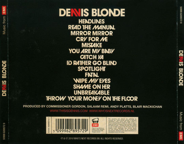 Dennis (68) : Blonde (CD, Album)