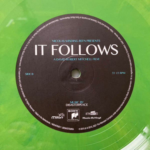 Disasterpeace : It Follows  (LP, Album, Ltd, Num, RE, Gre)