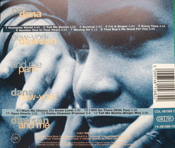 Dana Dawson : Paris New-York And Me (CD, Album)