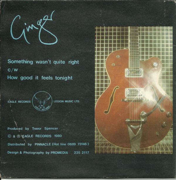 Ginger (11) : Something Wasn't Quite Right (7", Single)