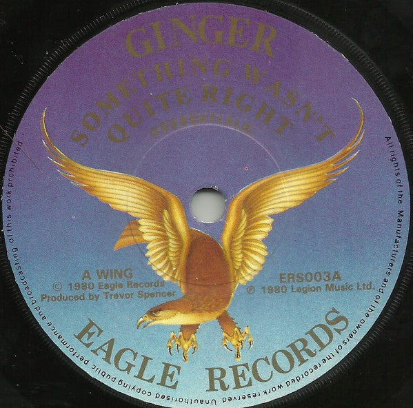Ginger (11) : Something Wasn't Quite Right (7", Single)