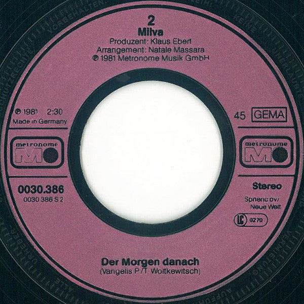 Milva : Du Hast Es Gut (7", Single)