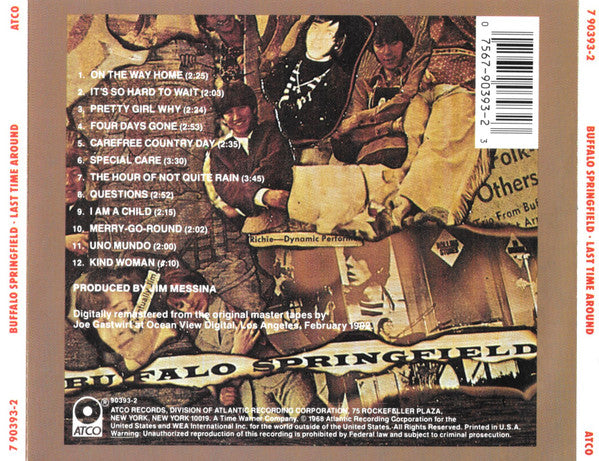 Buffalo Springfield : Last Time Around (CD, Album, RE, RM)