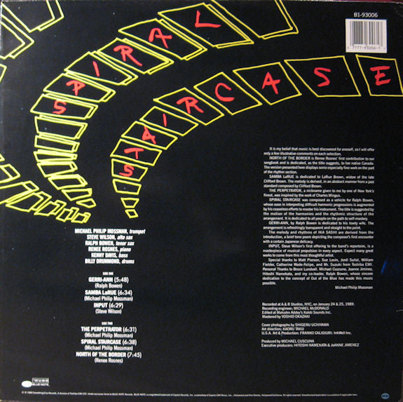 Out Of The Blue (3) : Spiral Staircase (LP, Album)