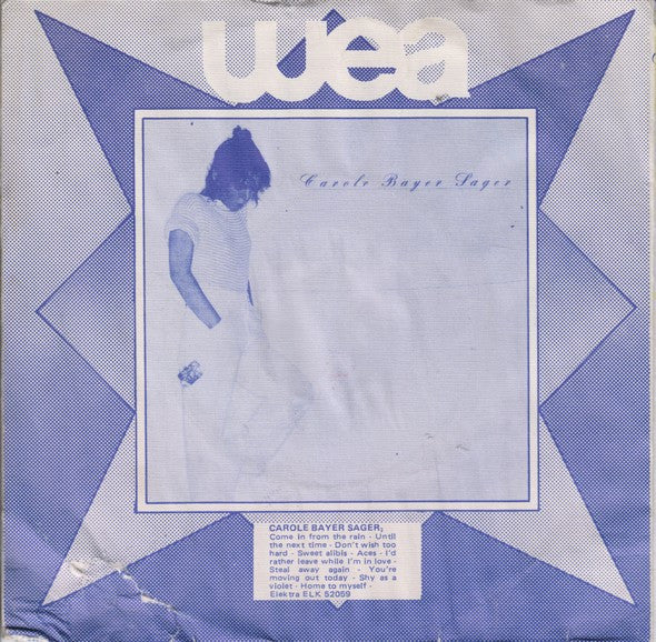 Carole Bayer Sager : You're Moving Out Today (7", Single)