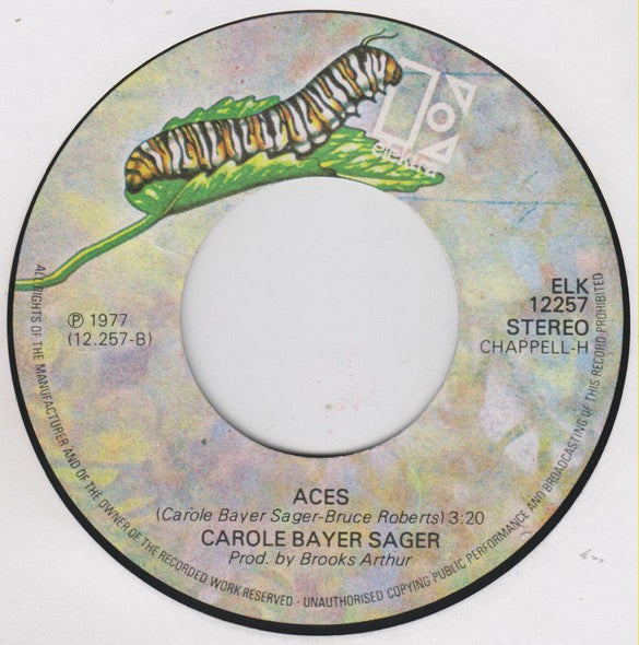 Carole Bayer Sager : You're Moving Out Today (7", Single)