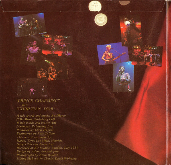 Adam And The Ants : Prince Charming (7", Single, Gat)