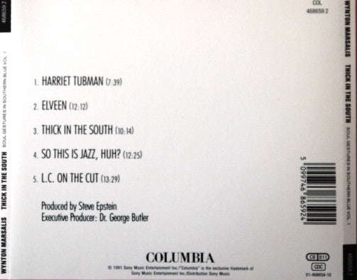 Wynton Marsalis : Thick In The South (Soul Gestures In Southern Blue, Vol. 1) (CD, Album)