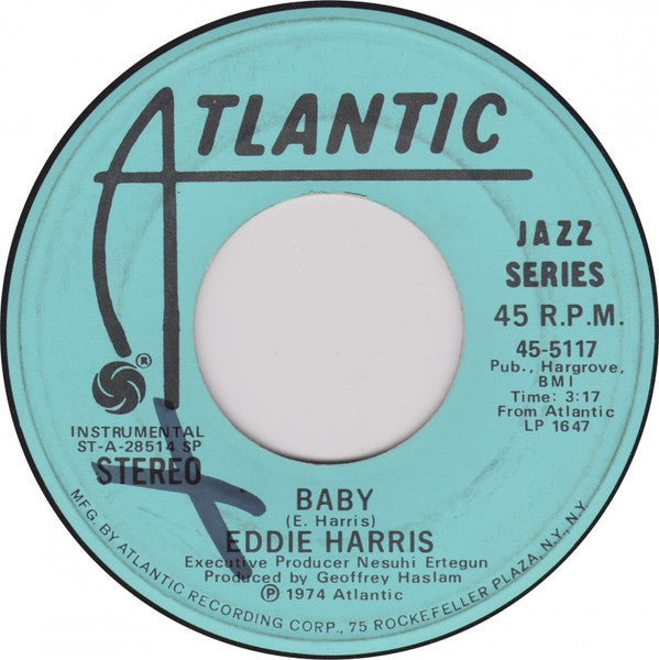 Eddie Harris : I've Tried Everything / Baby (7", Single, Promo, SP )