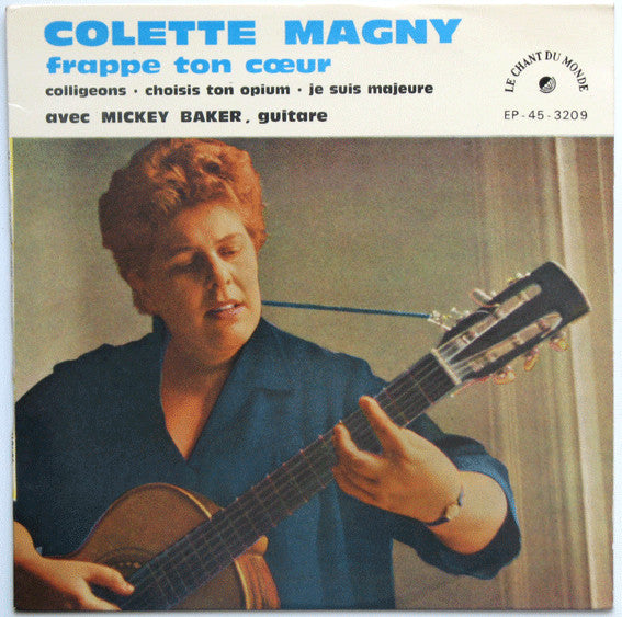 Colette Magny Avec Mickey Baker : Frappe Ton Cœur (7", EP)