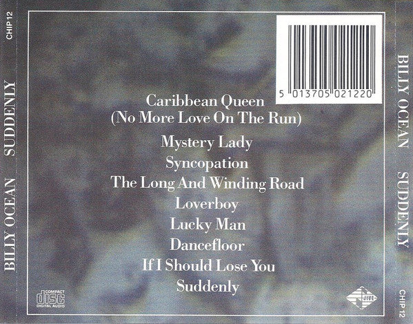 Billy Ocean : Suddenly (CD, Album, RE)