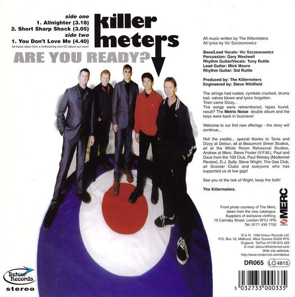 The Killermeters : Are You Ready? (7", EP)