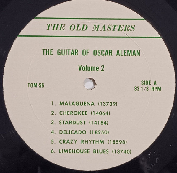 Oscar Aleman : The Guitar Of Oscar Aleman Volume Two (LP, Comp)