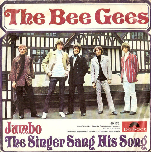 The Bee Gees* : Jumbo / The Singer Sang His Song (7", Single)